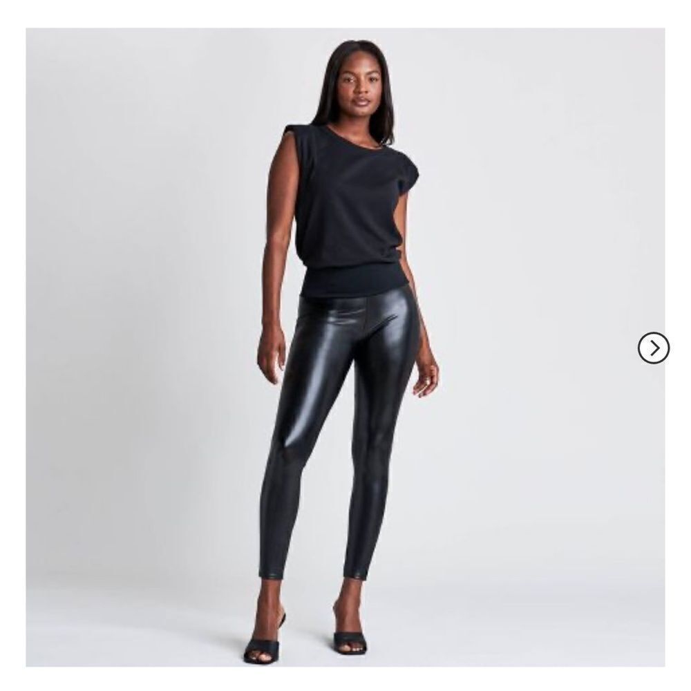 ASSETS by SPANX Women's All Over Faux Leather Leggings